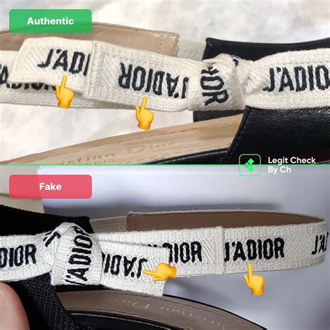 dior sneakers fake vs real|dior j'adior slingback pump scam.